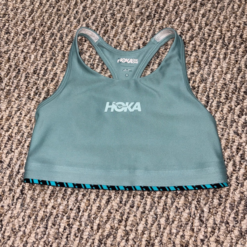 Hoka Aqua Sports Bra with Black Trim